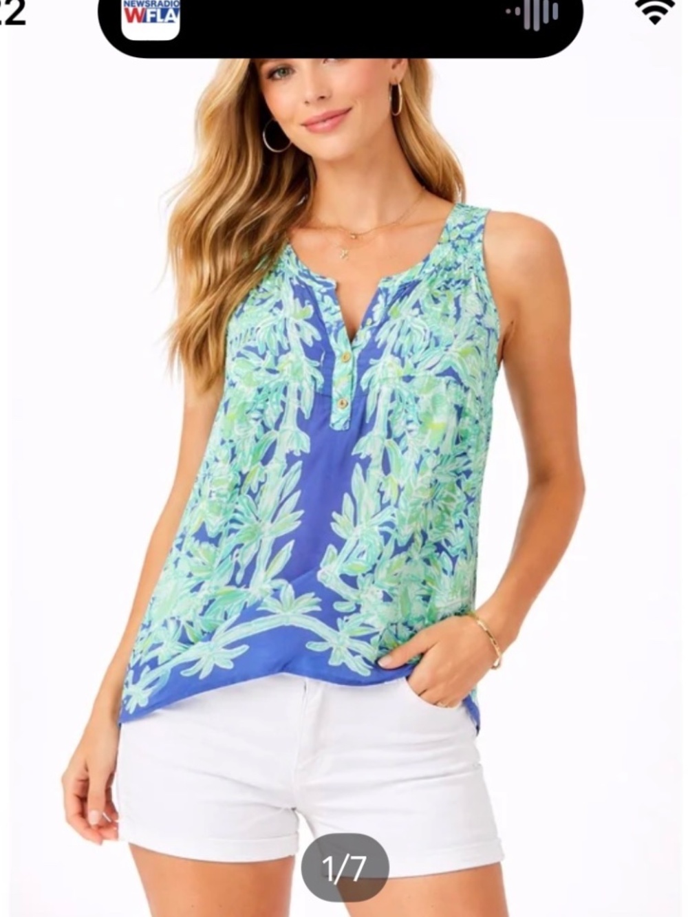 Lilly Pulitzer Bailey Silk Top